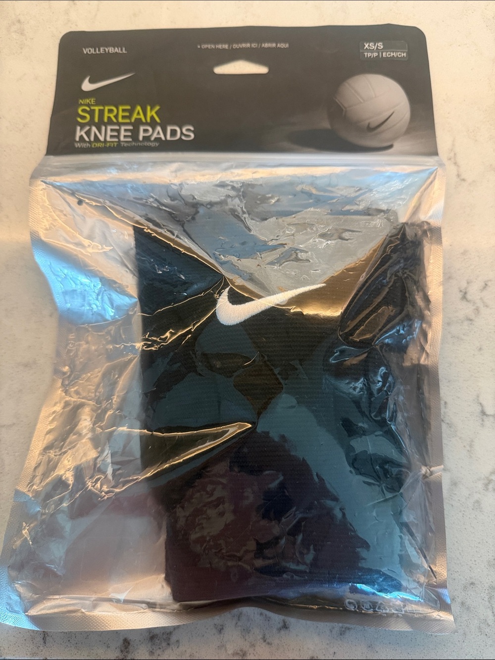 Nike Black Kids Volleyball Knee Pads